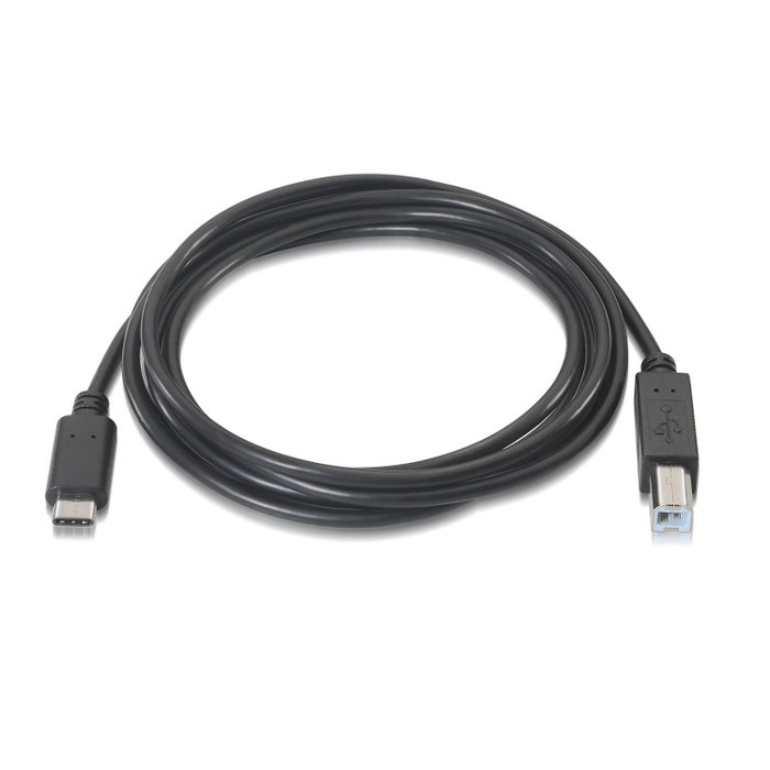 Aisens Cable USB 2.0 USB-C a USB-B de 2m Negro Aisens Cable USB 2.0 USB-C a USB-B de 2m Negro
